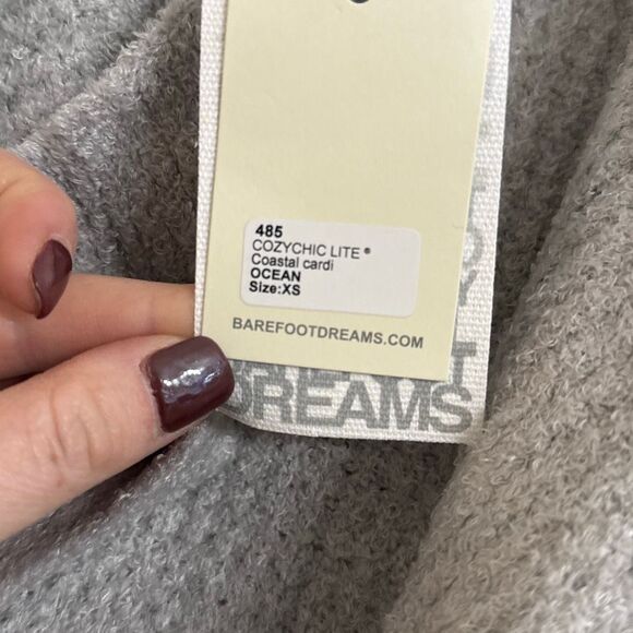 Barefoot Dreams CozyChic Lite Coastal Cardi in Ocean Size XS NWT - Picture 6 of 8